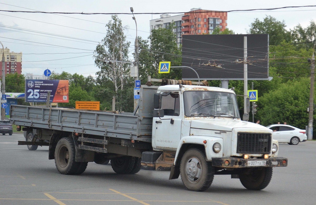 Удмуртия, № У 007 ТА 18 — ГАЗ-3306/3307/3309 (общая модель)