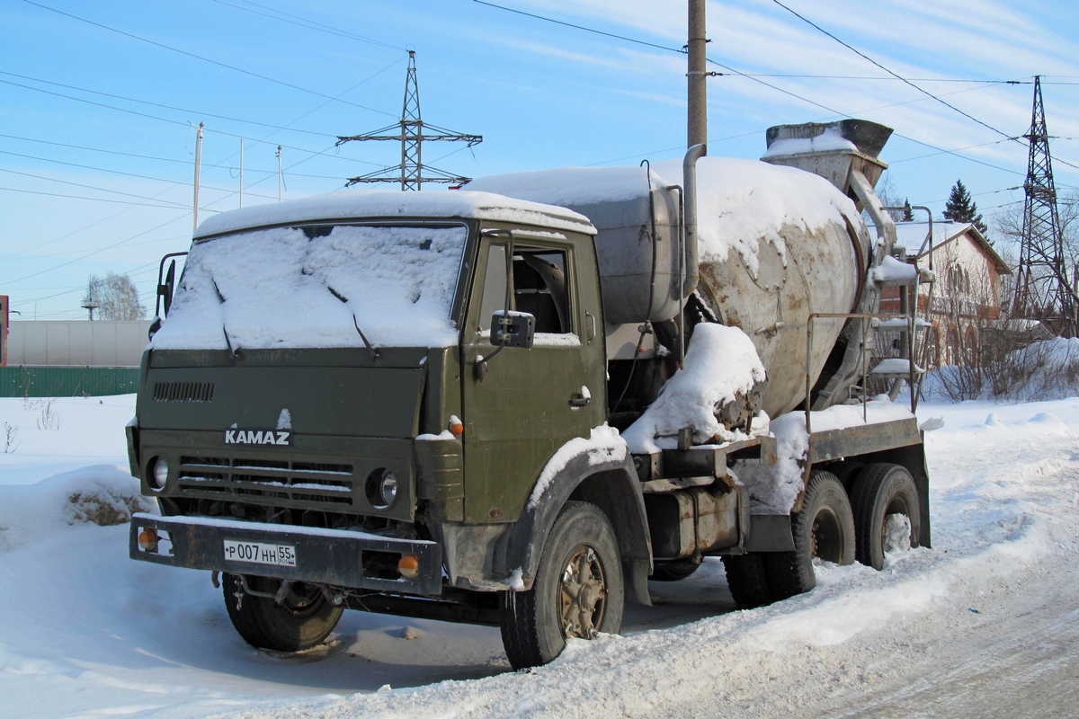 Омская область, № Р 007 НН 55 — КамАЗ-55111 [551110]
