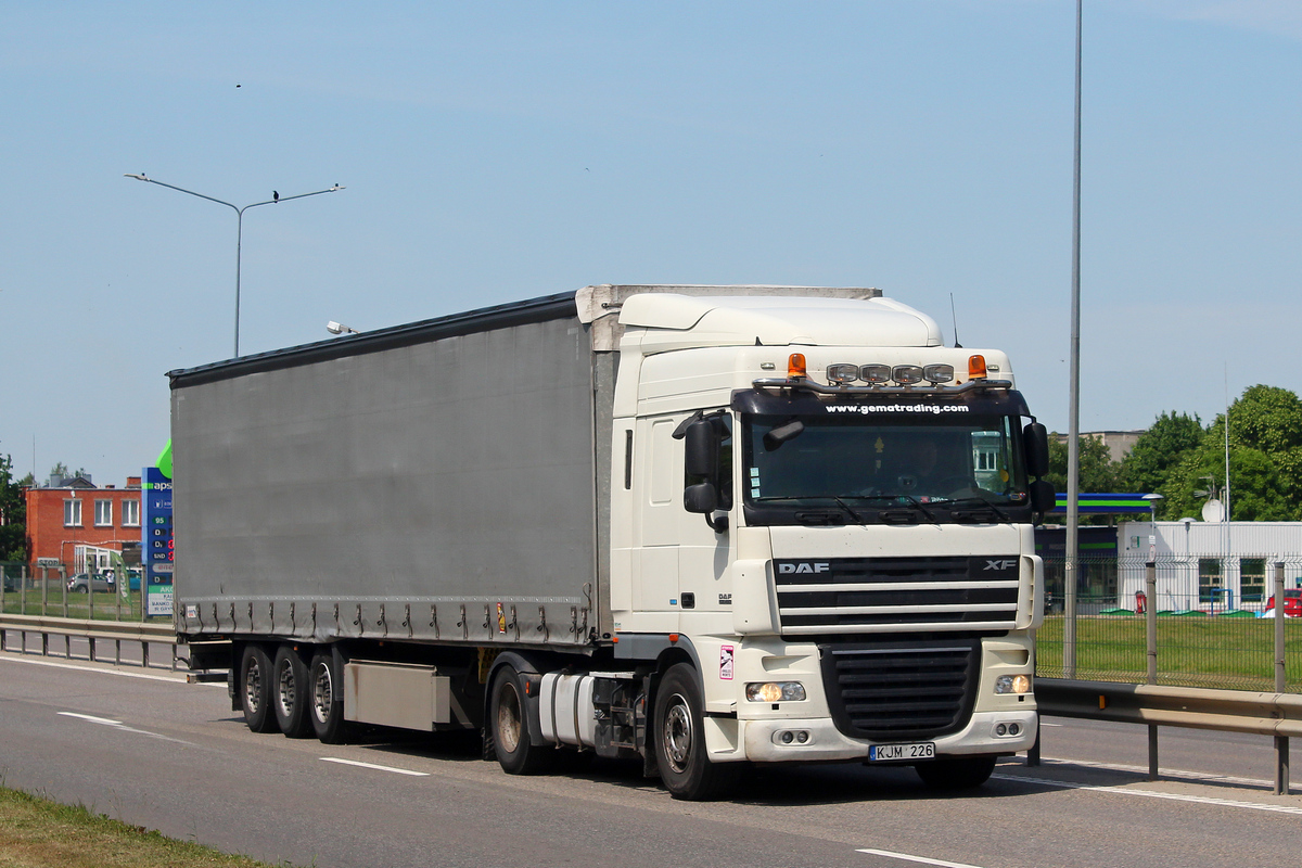 Литва, № KJM 226 — DAF XF105 FT