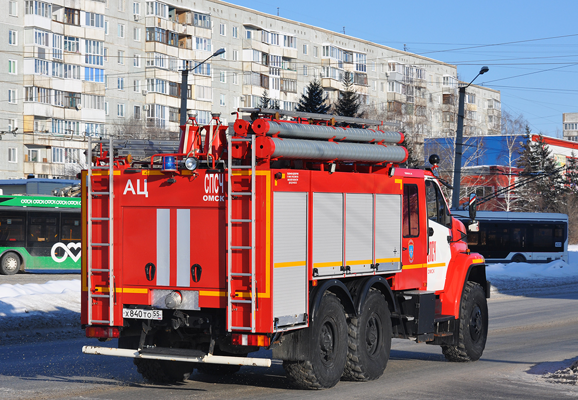 Омская область, № Х 840 ТО 55 — Урал NEXT 5557-72