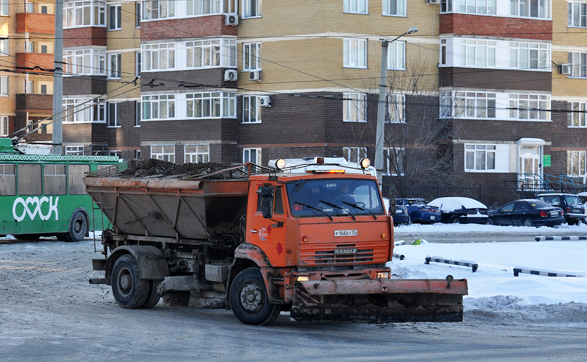 Омская область, № Р 166 КТ 55 — КамАЗ-53605-62