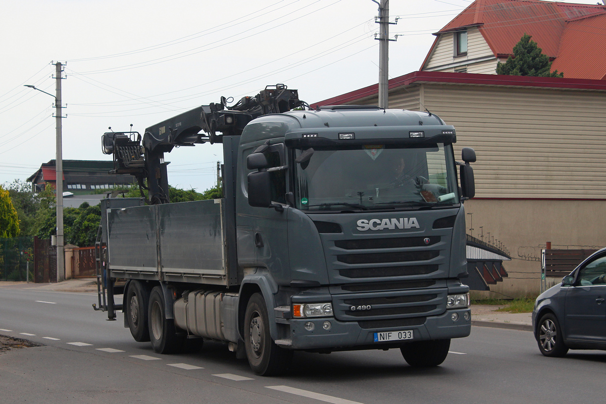 Литва, № NIF 033 — Scania ('2013) G490