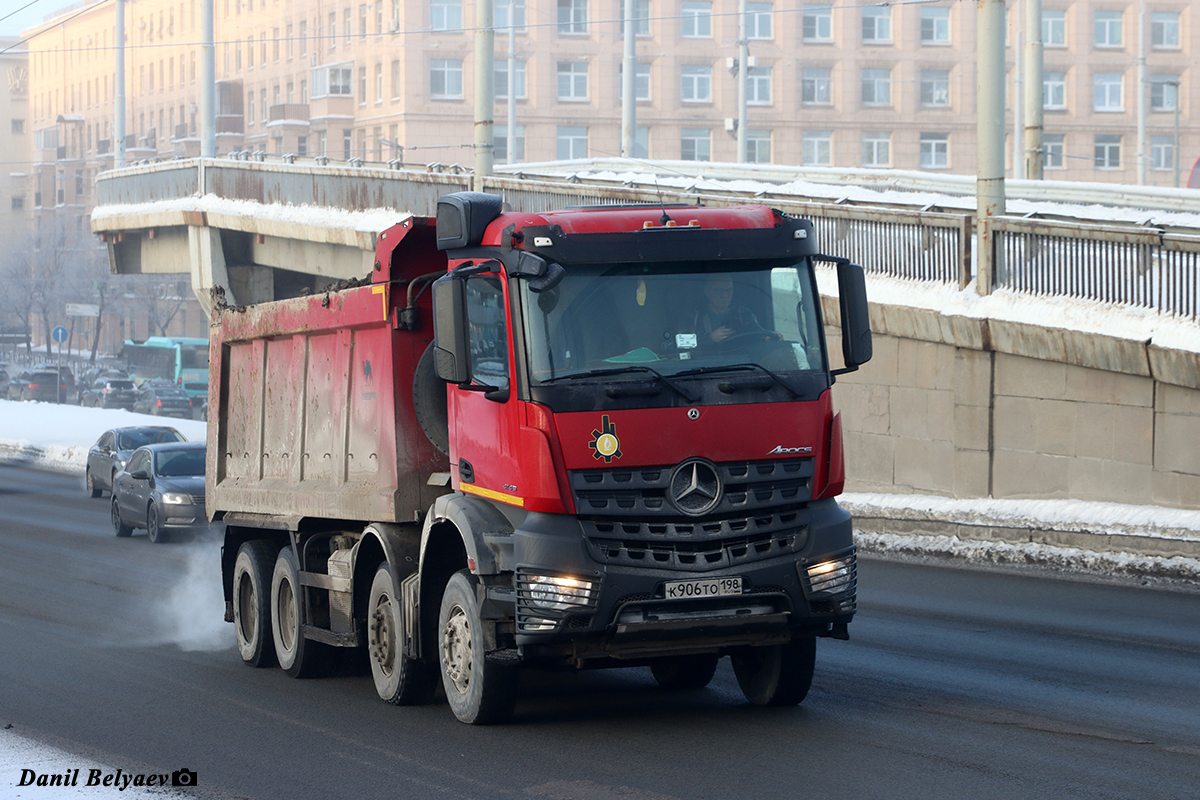 Санкт-Петербург, № К 906 ТО 198 — Mercedes-Benz Arocs 4145 [Z9M]