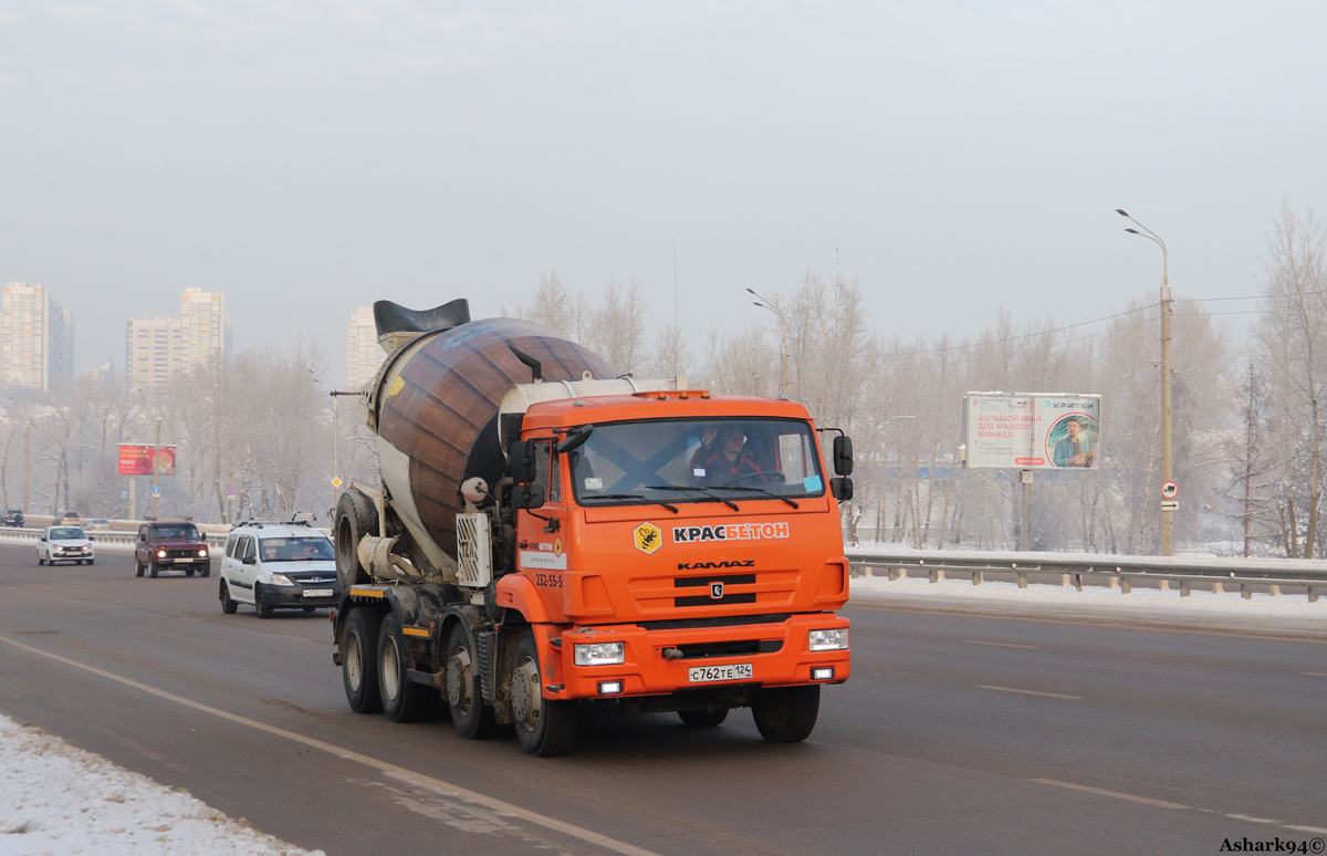 Красноярский край, № С 762 ТЕ 124 — КамАЗ-6540-A5(48)