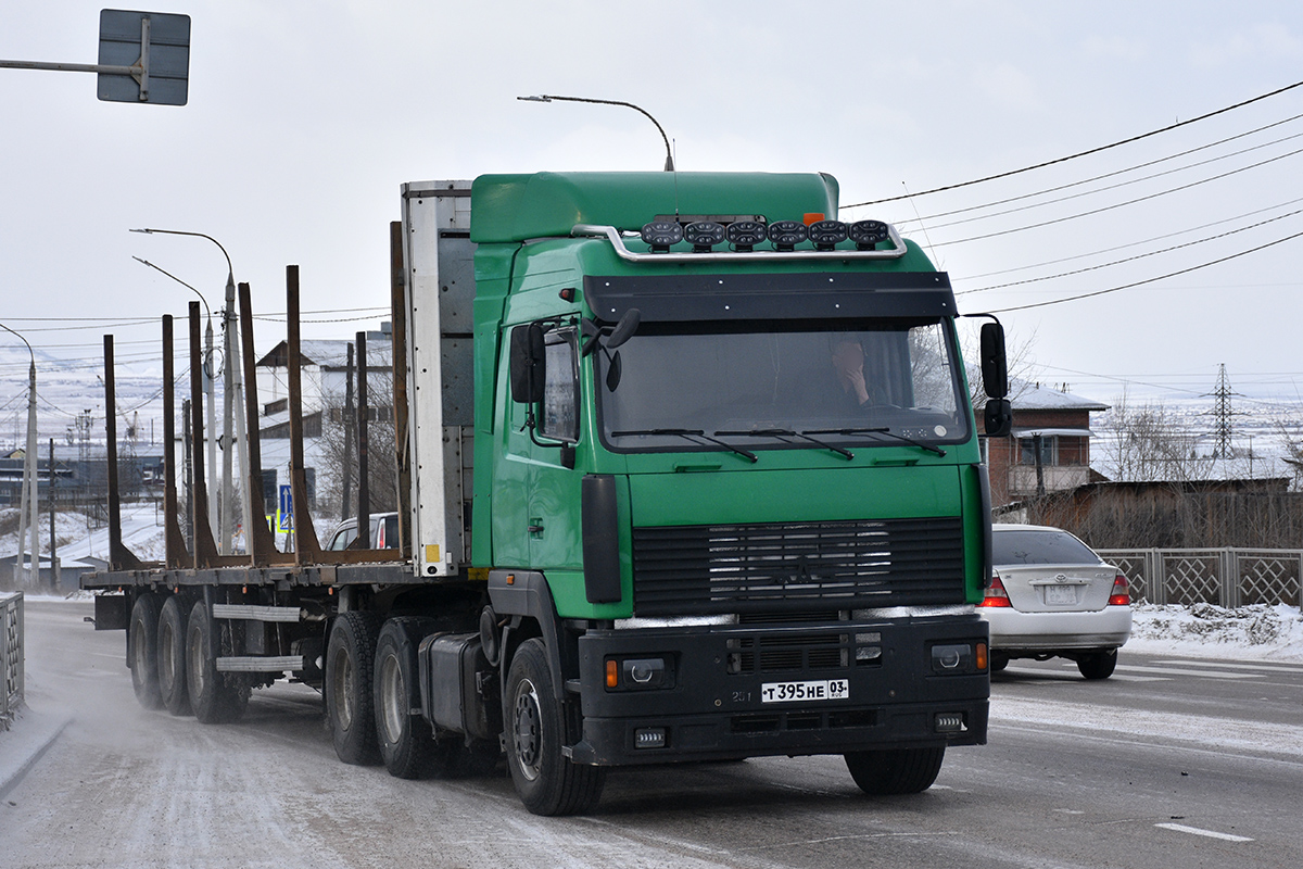 Бурятия, № Т 395 НЕ 03 — МАЗ-6430A8