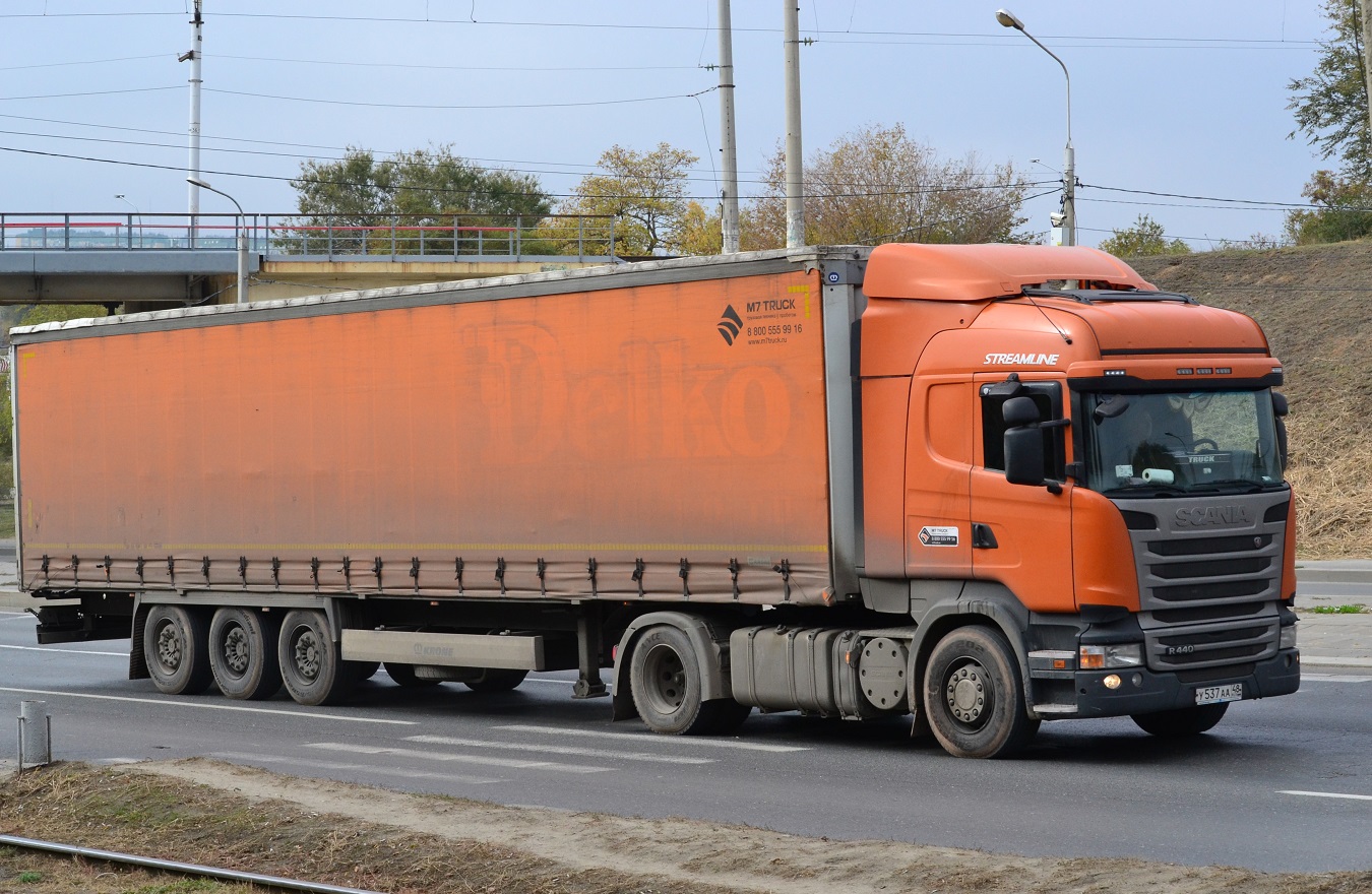 Липецкая область, № У 537 АА 48 — Scania ('2013) R440