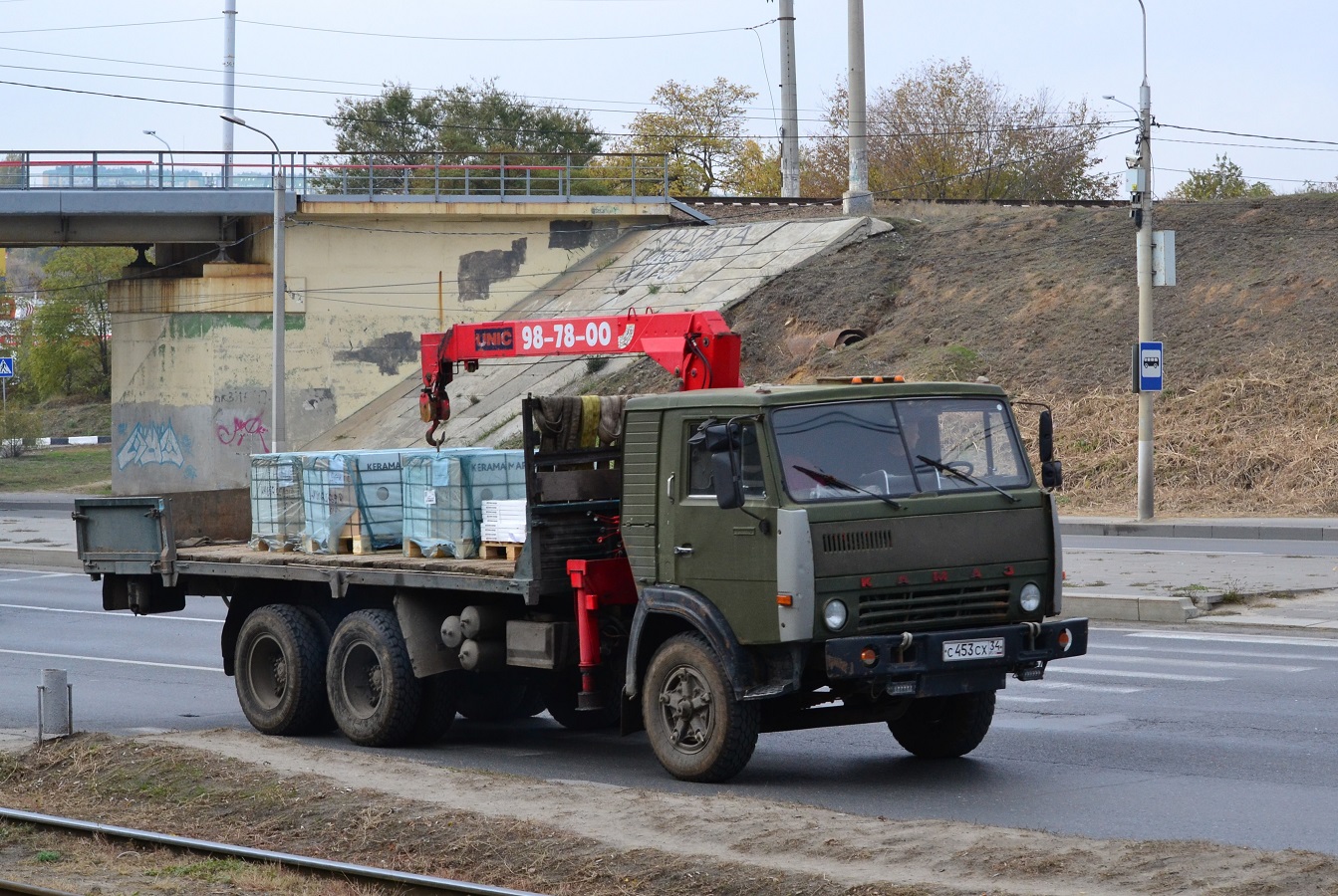 Волгоградская область, № С 453 СХ 34 — КамАЗ-53212
