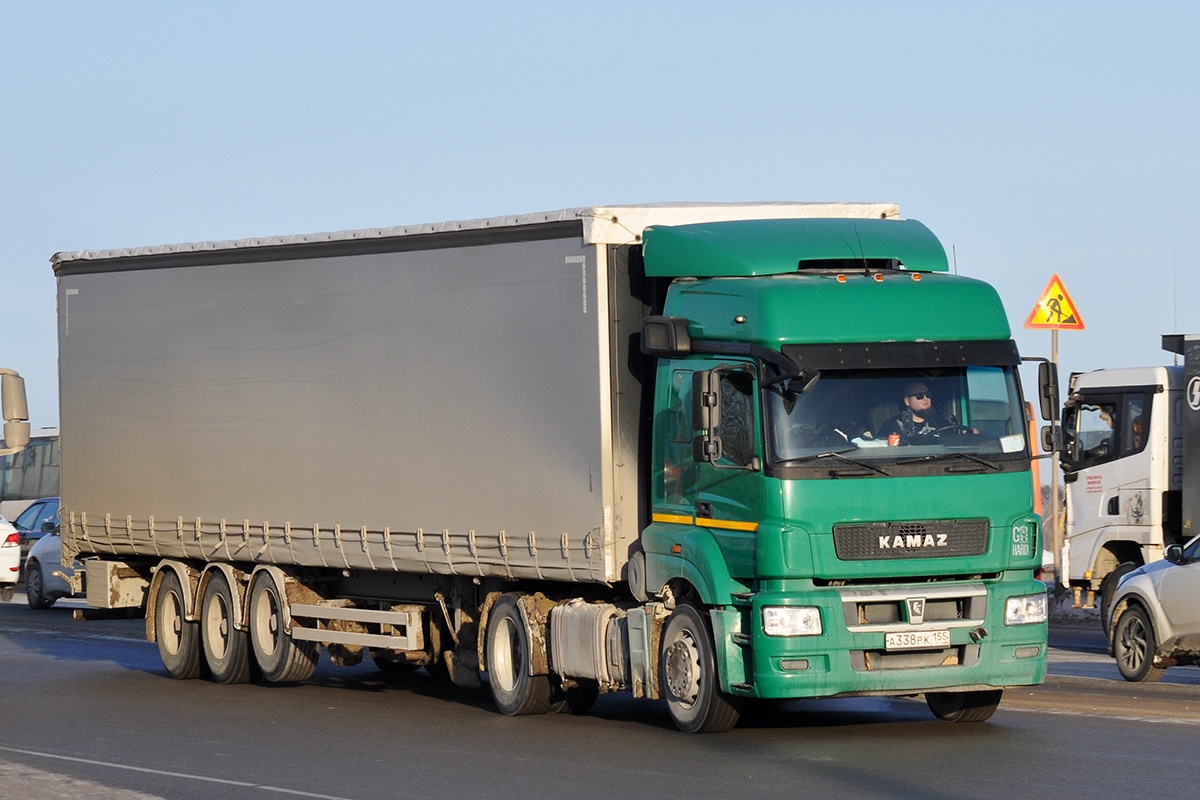 Омская область, № А 338 РК 155 — КамАЗ-5490-S5(87)