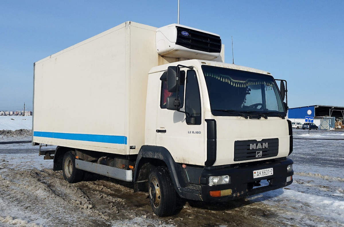 Витебская область, № АК 6601-2 — MAN LE (общая модель)