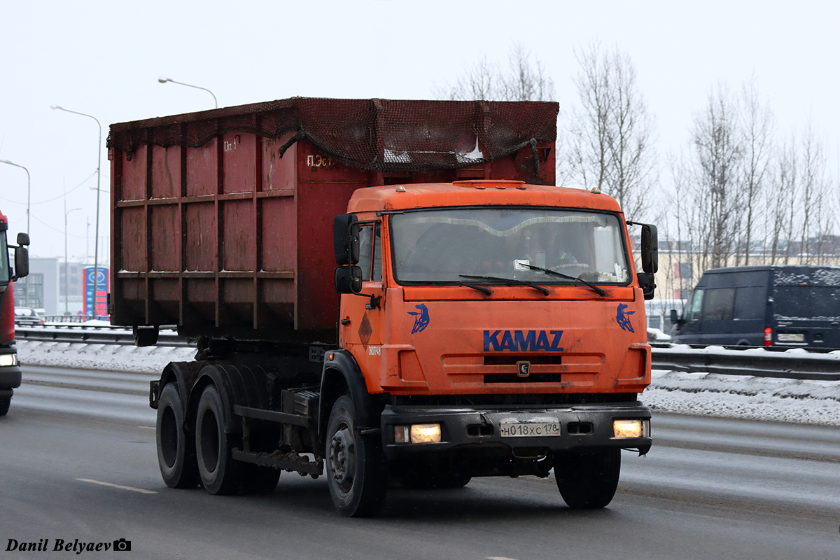 Санкт-Петербург, № Н 018 ХС 178 — КамАЗ-65115-62