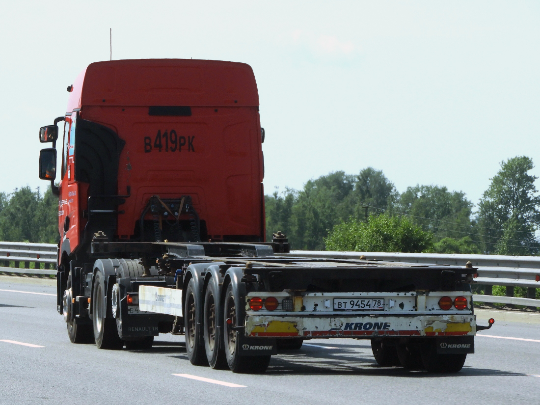 Санкт-Петербург, № ВТ 9454 78 — Krone SDC 27 Box Liner