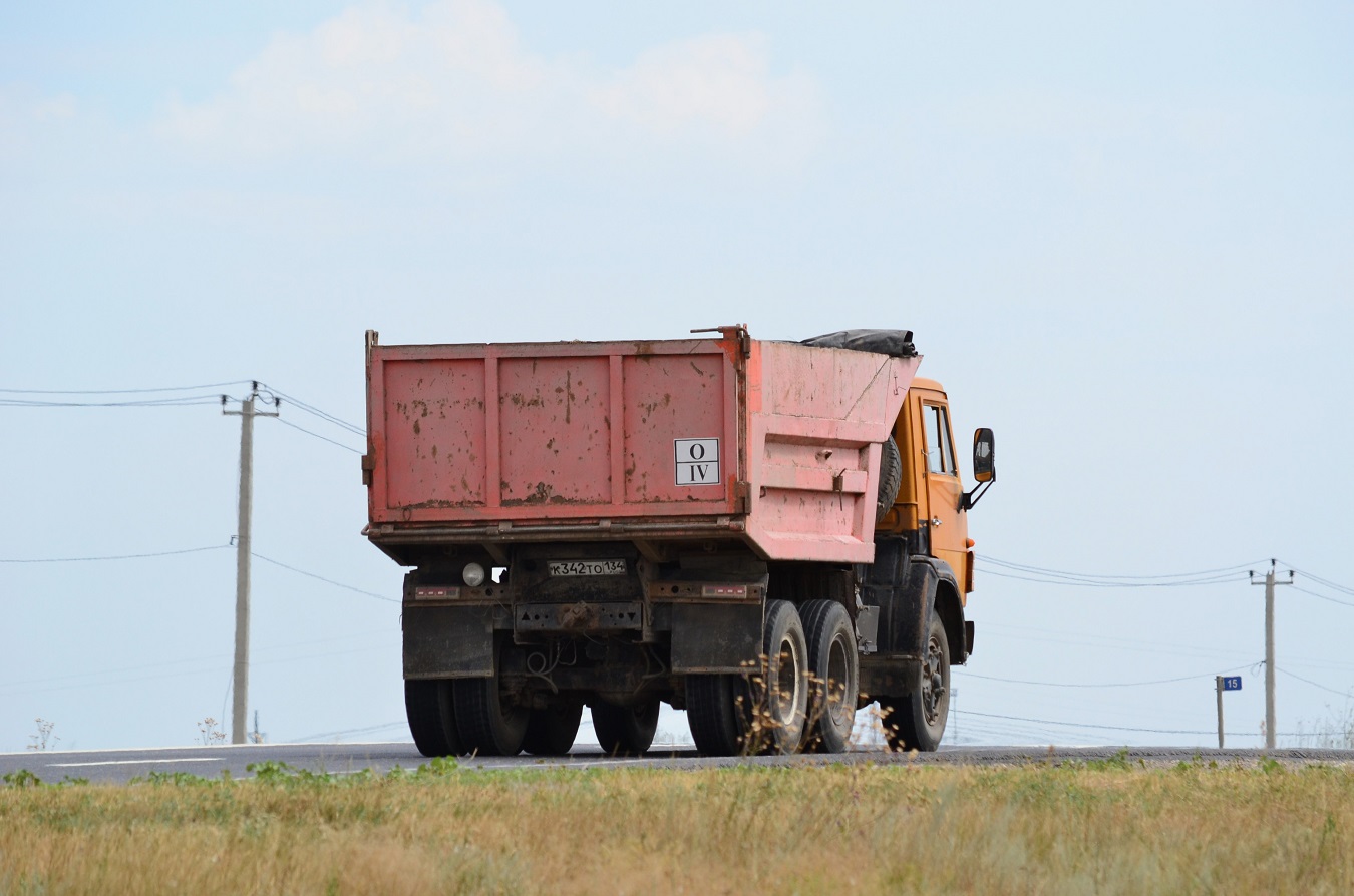 Волгоградская область, № К 342 ТО 134 — КамАЗ-55111 [551110]