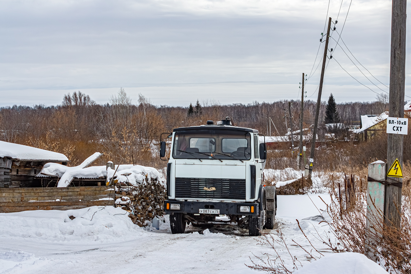 Тюменская область, № У 087 СХ 72 — МАЗ-5551 [555100]