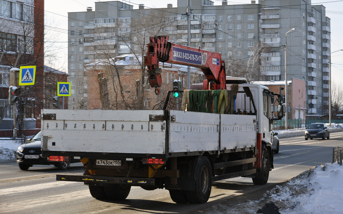 Омская область, № А 743 ОК 155 — IVECO EuroCargo ('2008)