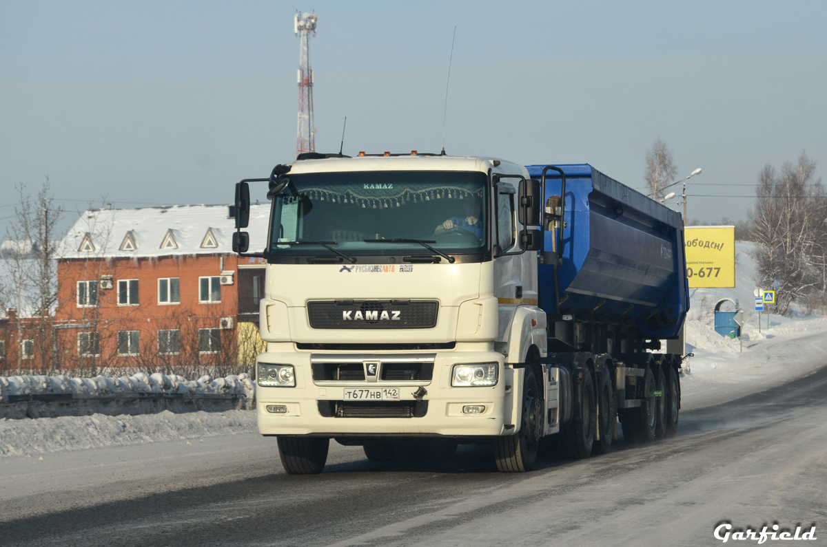 Кемеровская область, № Т 677 НВ 142 — КамАЗ-65206-T5(68)