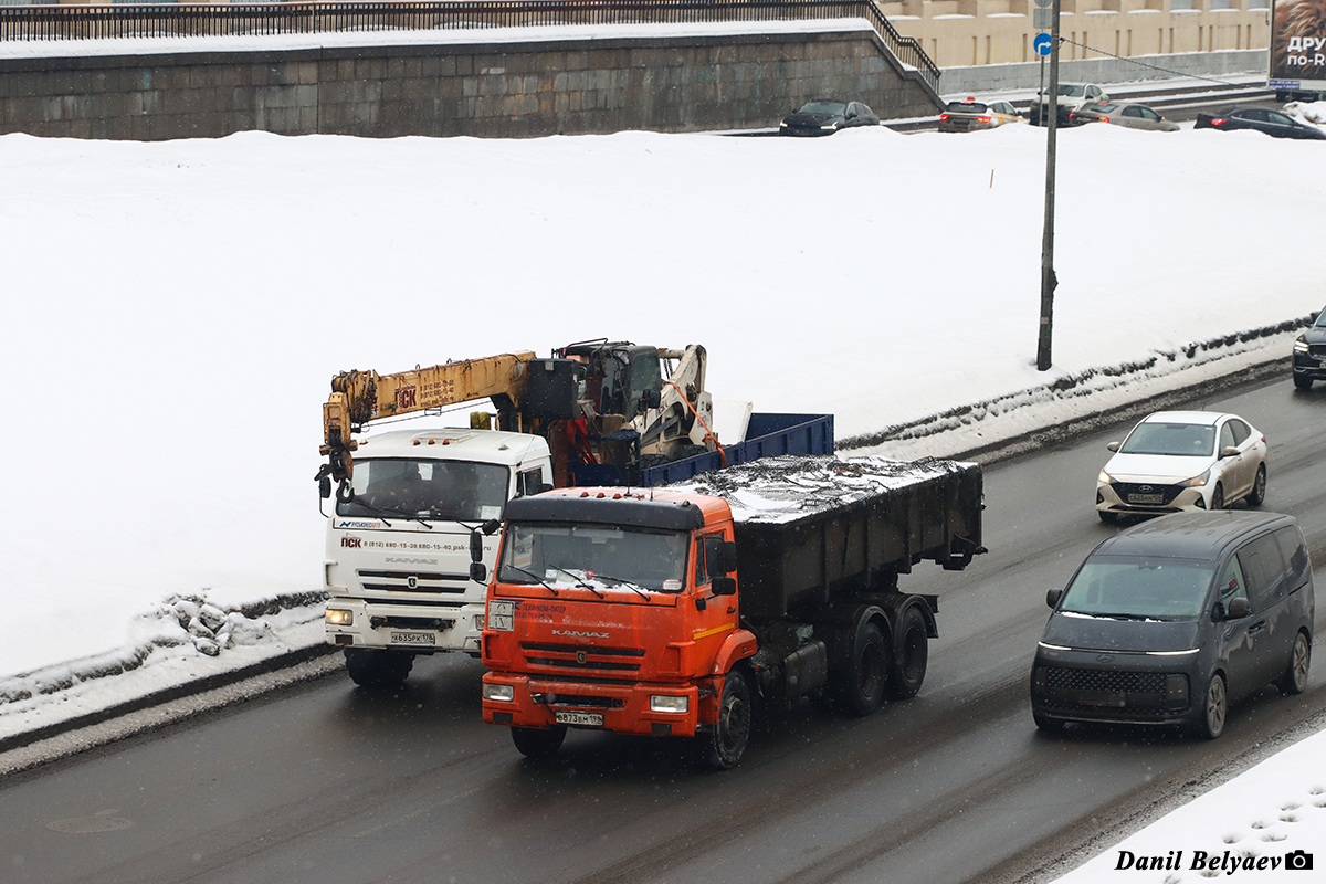 Санкт-Петербург, № В 873 ВМ 198 — КамАЗ-65115-A5(48)