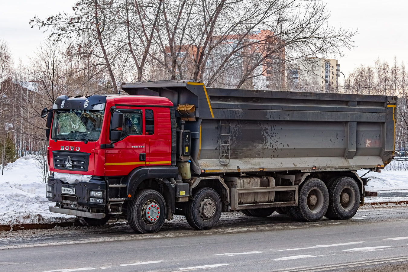 Тюменская область, № Х 809 МС 72 — Howo T5G ZZ3317