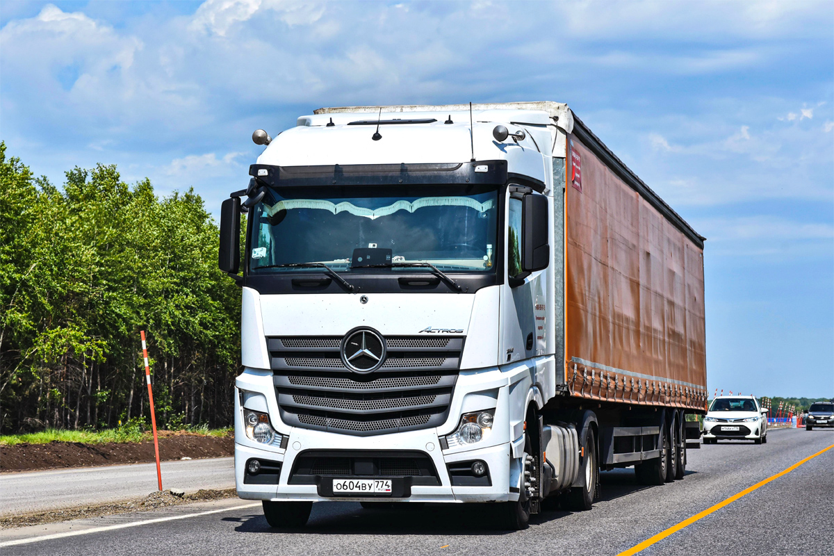 Челябинская область, № О 604 ВУ 774 — Mercedes-Benz Actros ('2022) [LRD]