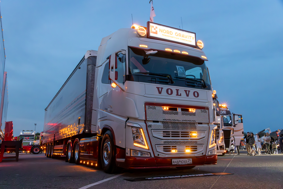 Архангельская область, № О 657 ОВ 29 — Volvo ('2012) FH.500; Московская область — Фестиваль TruckDay 2025