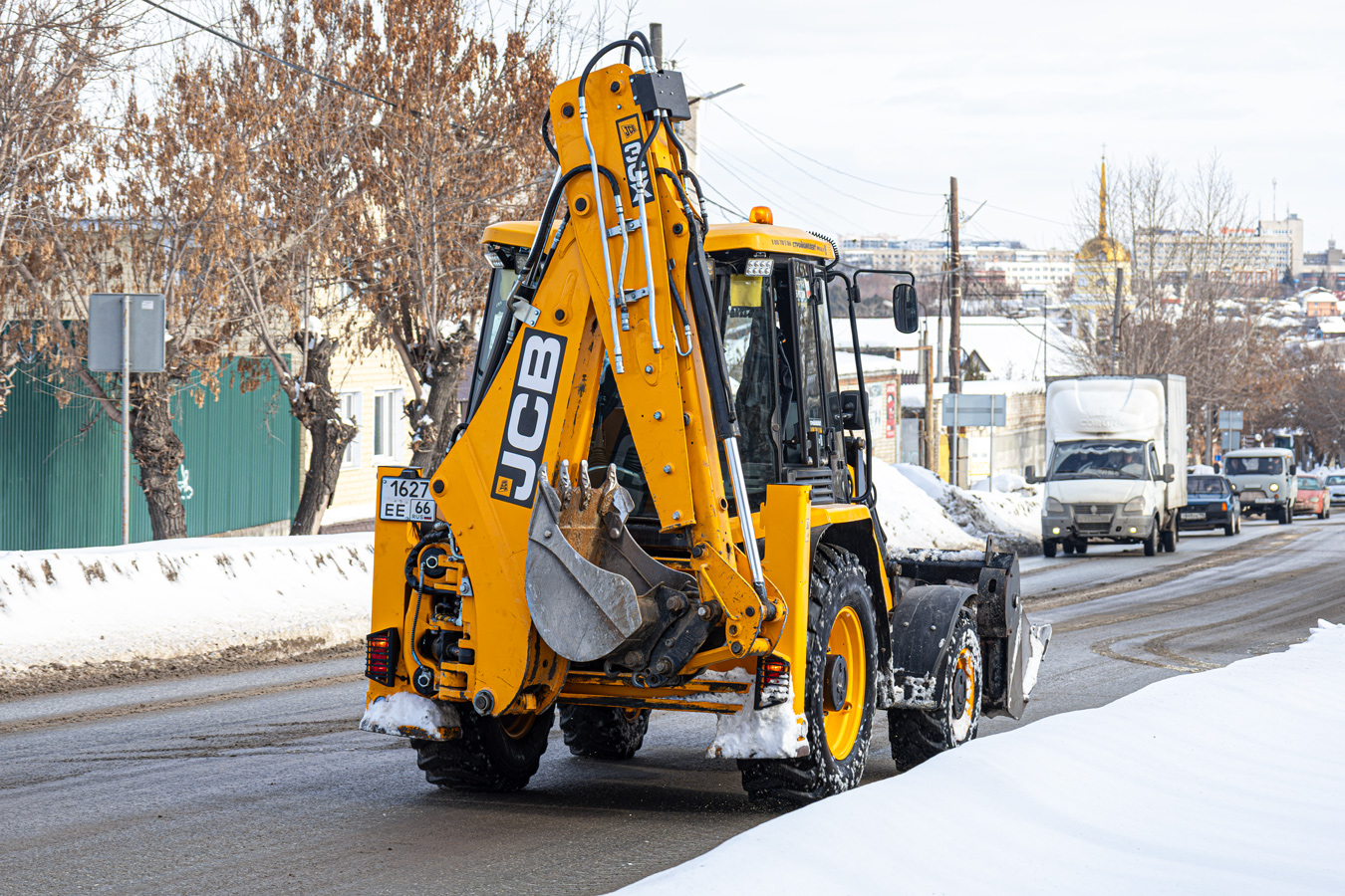 Свердловская область, № 1627 ЕЕ 66 — JCB 3CX