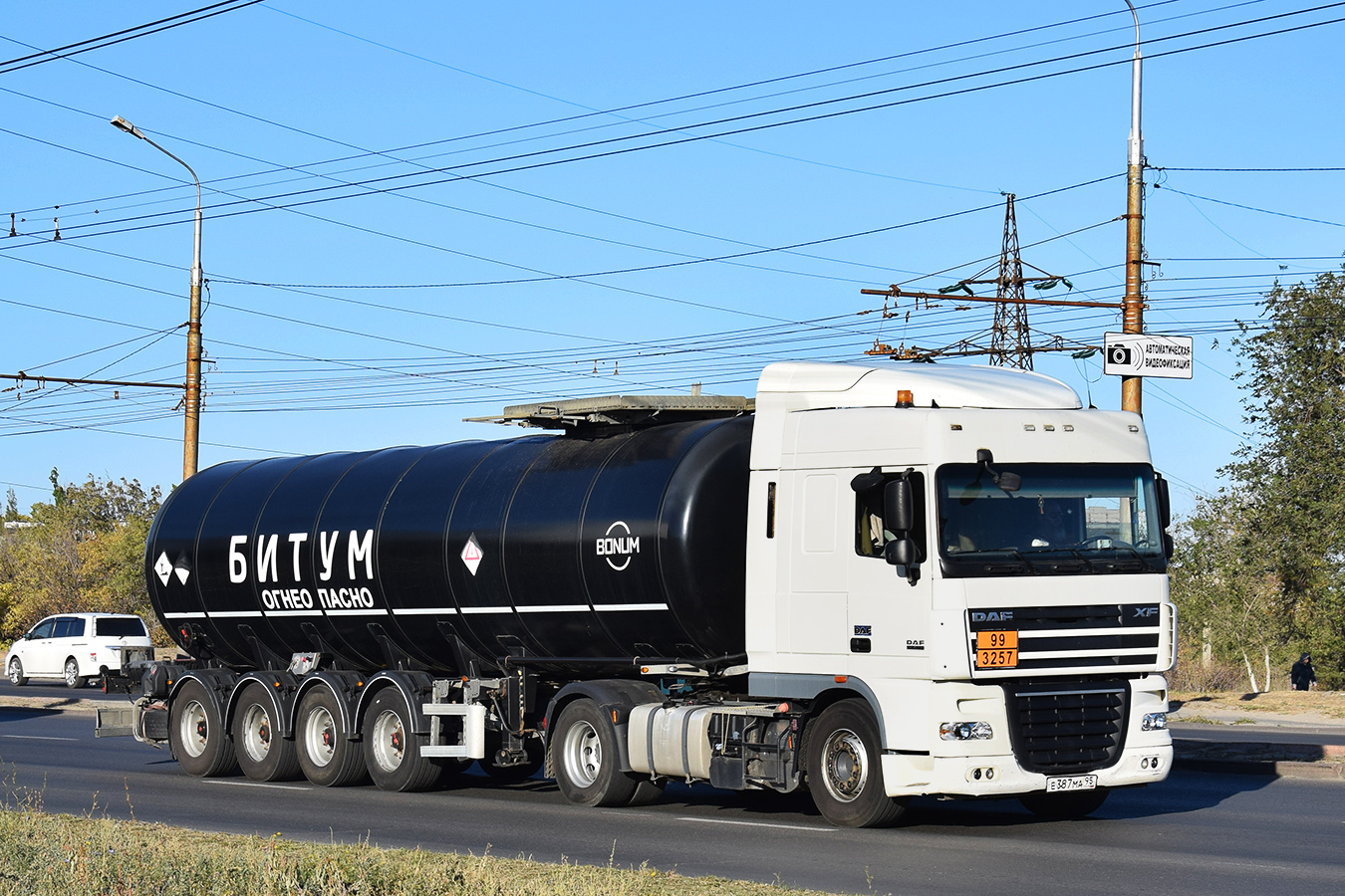 Чечня, № Е 387 МА 95 — DAF XF105 FT