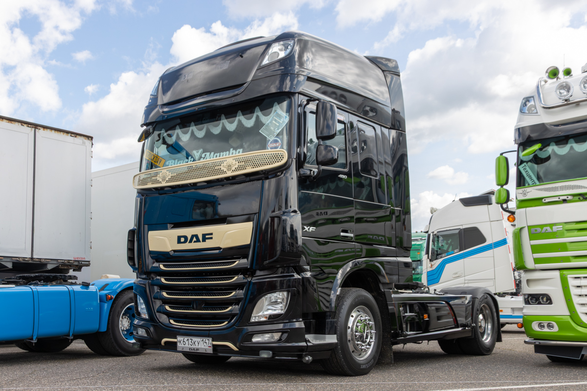 Ленинградская область, № К 613 КУ 147 — DAF XF Euro6 FT; Московская область — Фестиваль TruckDay 2025