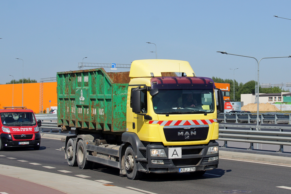 Литва, № KRJ 278 — MAN TGS 26.400