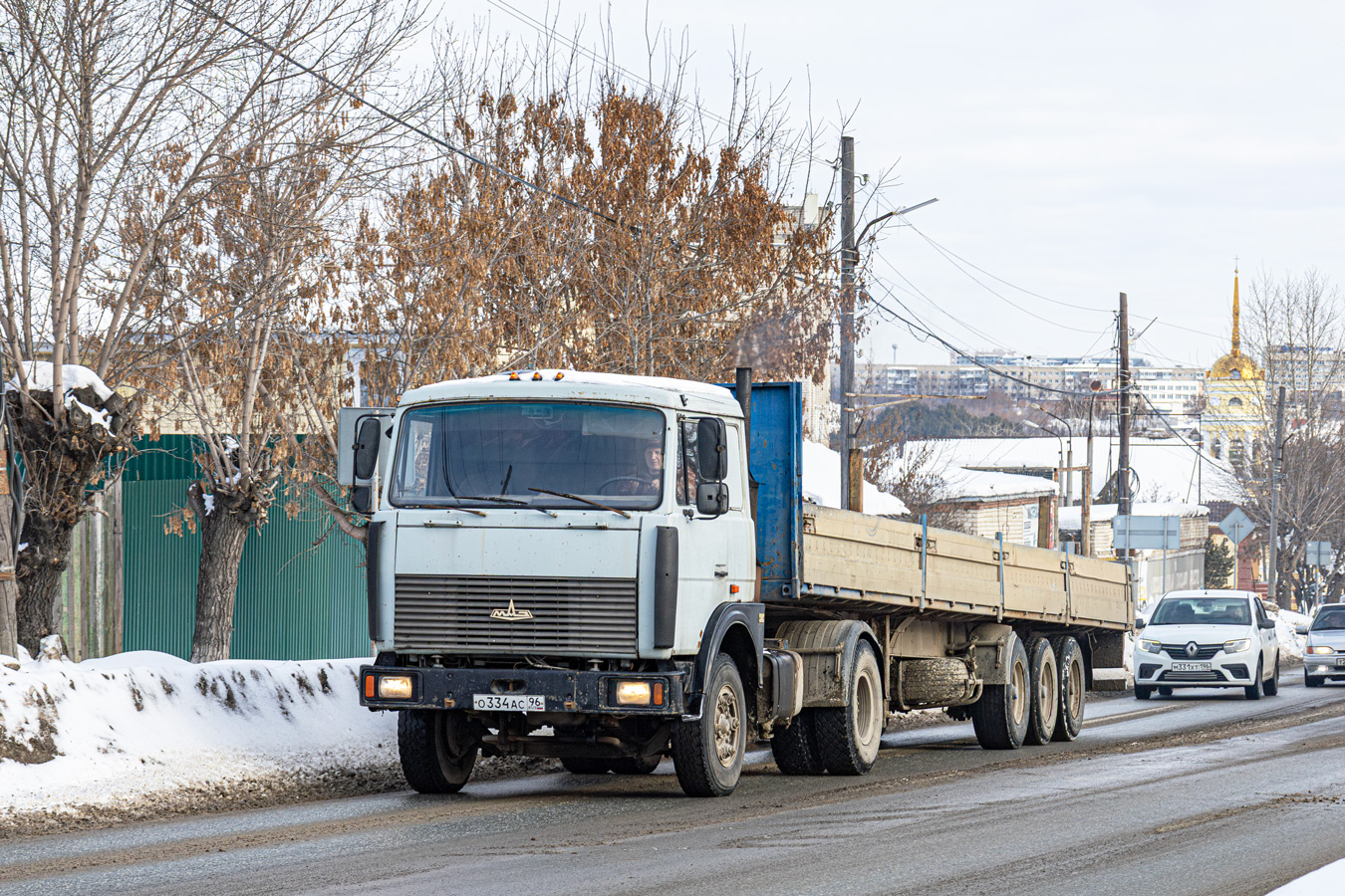 Свердловская область, № О 334 АС 96 — МАЗ-54329