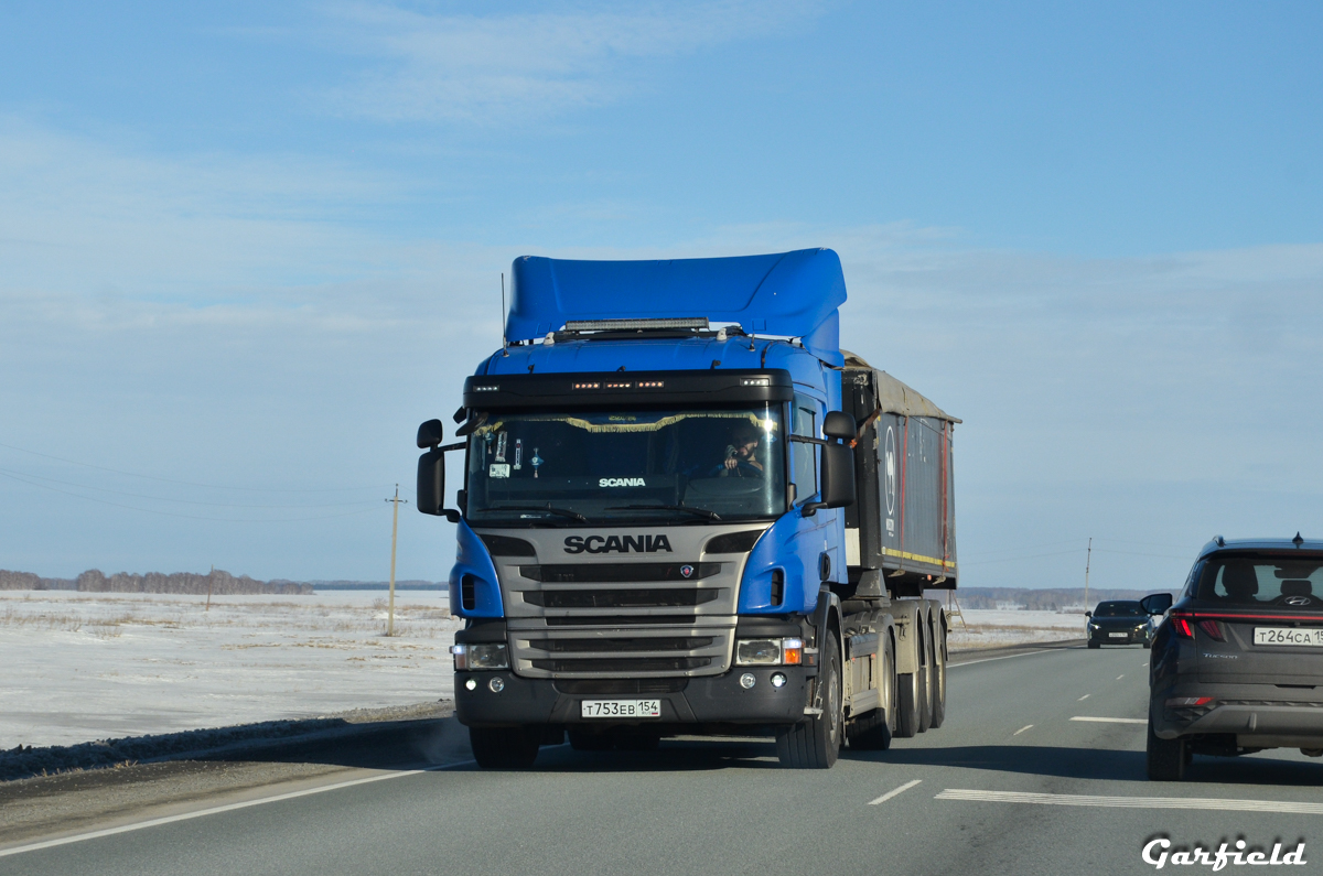 Новосибирская область, № Т 753 ЕВ 154 — Scania ('2011) P360