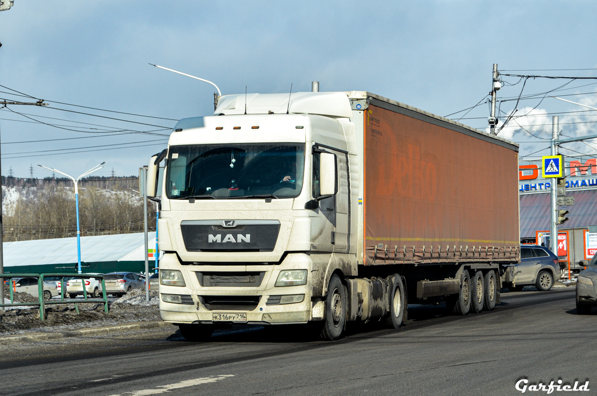 Татарстан, № К 316 РУ 716 — MAN TGX ('2007) 18.440
