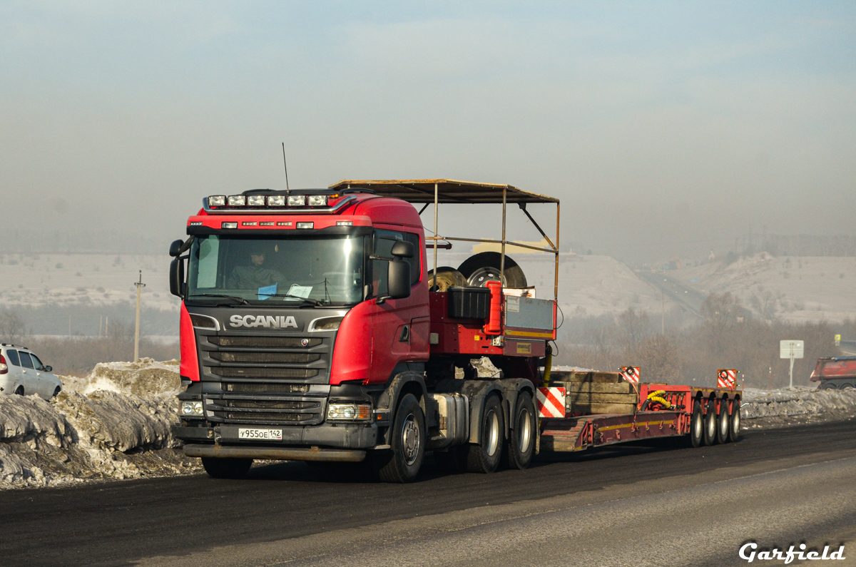 Кемеровская область, № У 955 ОЕ 142 — Scania ('2013) R620
