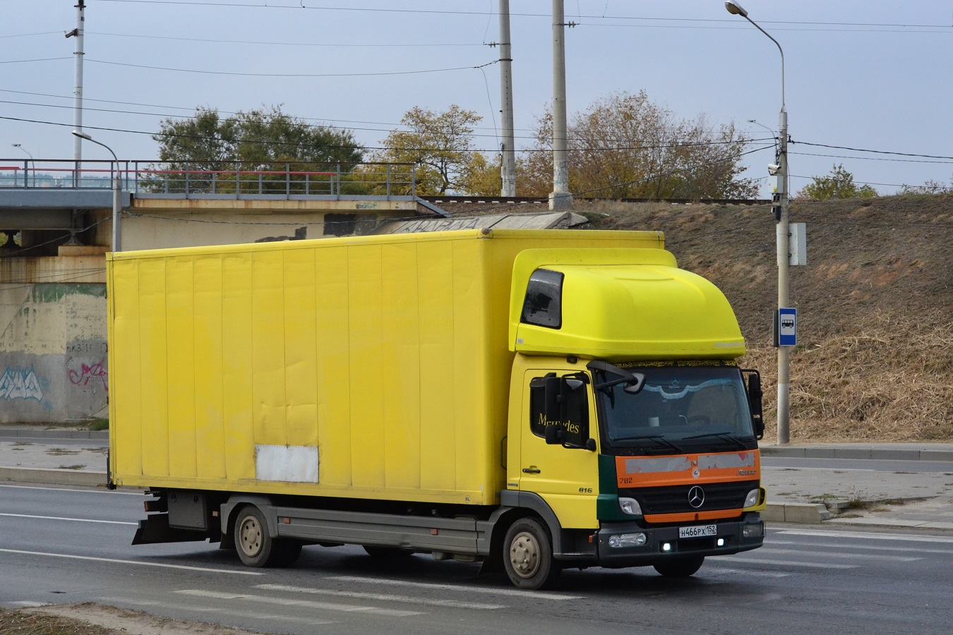 Нижегородская область, № Н 466 РХ 152 — Mercedes-Benz Atego 818