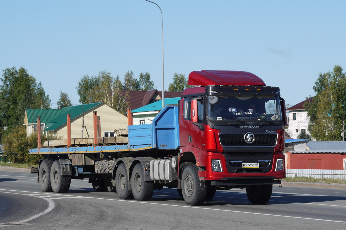 Ханты-Мансийский автоном.округ, № Е 619 УН 186 — Shaanxi Shacman X3000 SX4258