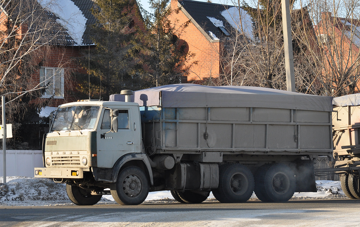 Омская область, № Т 717 ЕА 55 — КамАЗ-5320