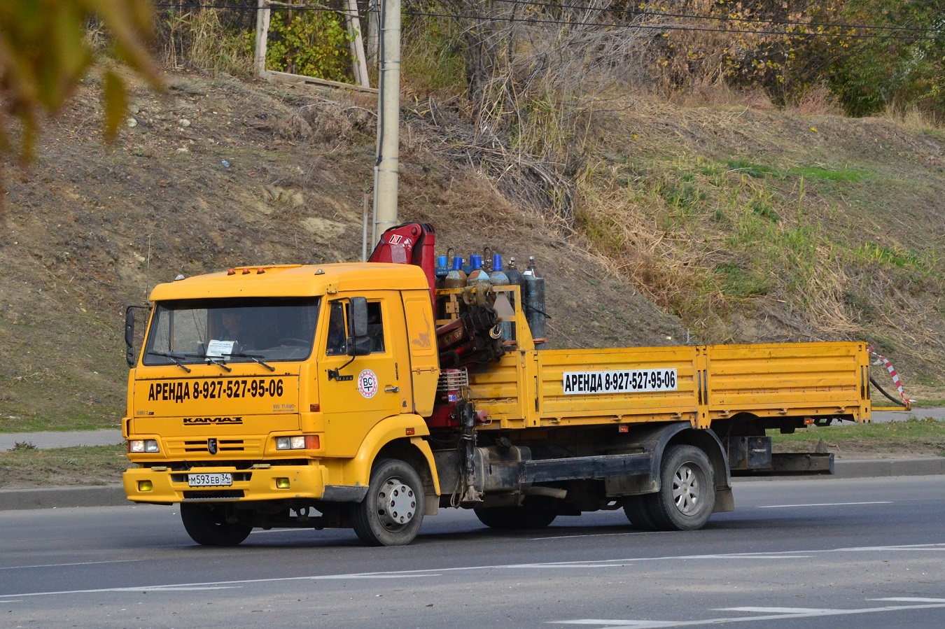 Волгоградская область, № М 593 ЕВ 34 — КамАЗ-4308 [430800]
