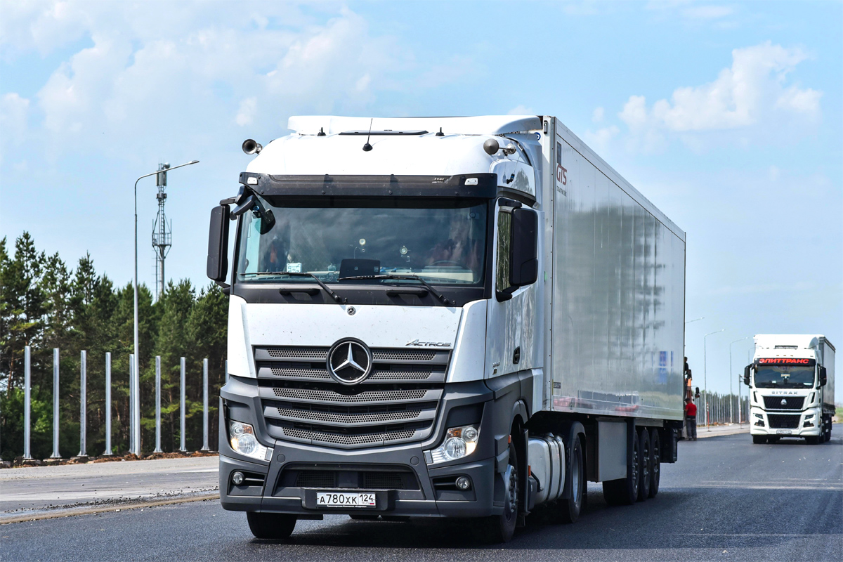 Красноярский край, № А 780 ХК 124 — Mercedes-Benz Actros ('2022) [LRD]