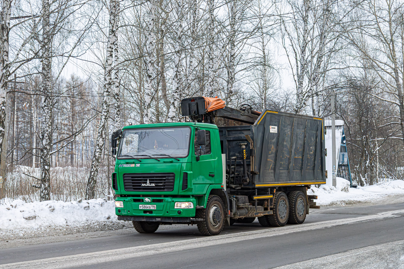 Свердловская область, № Р 586 КВ 196 — МАЗ-631226