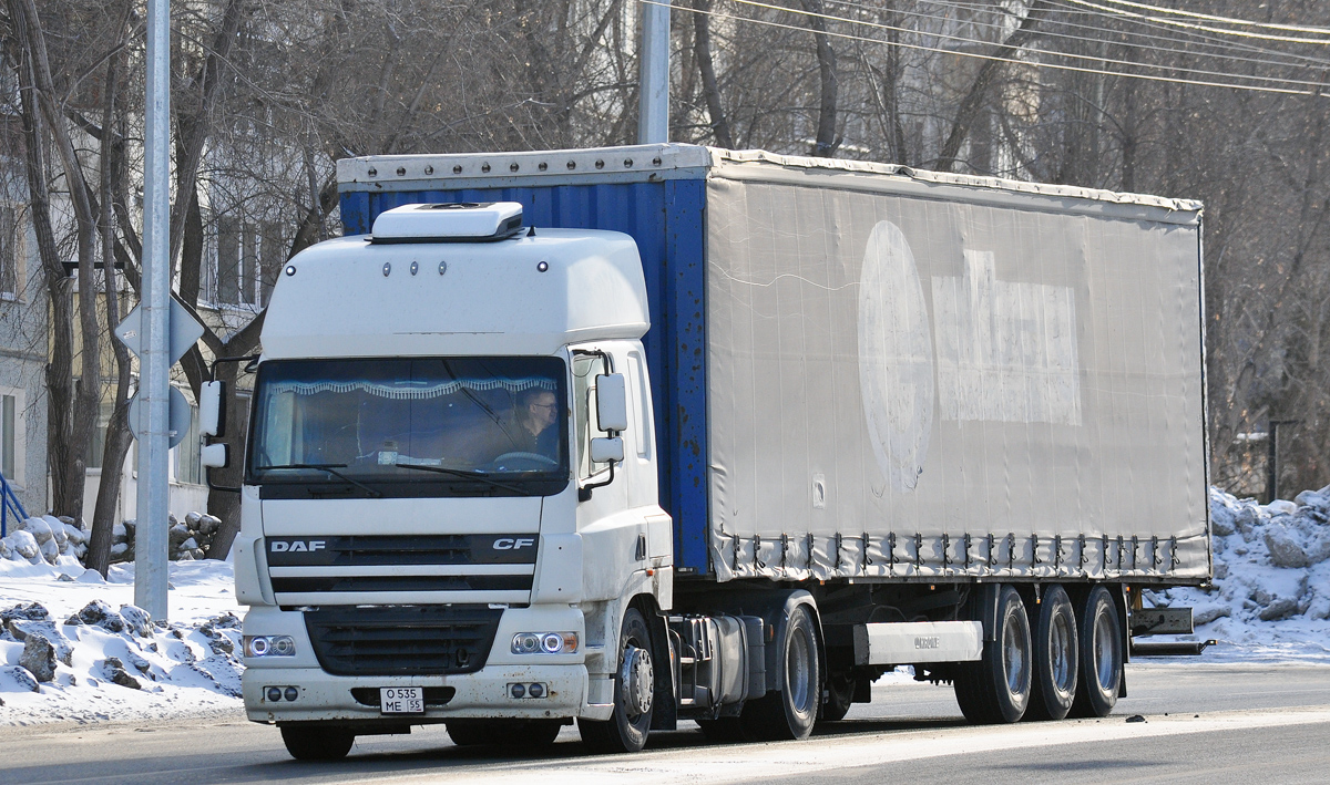 Омская область, № О 535 МЕ 55 — DAF CF85 FT