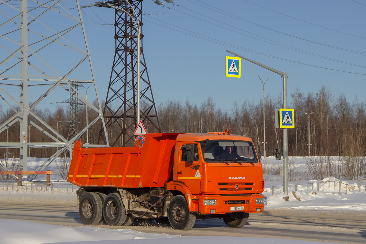 Ханты-Мансийский автоном.округ, № Т 155 ХС 86 — КамАЗ-65115-N3(78)