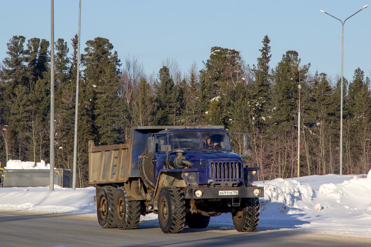 Ханты-Мансийский автоном.округ, № В 691 УВ 186 — Урал-55571-60