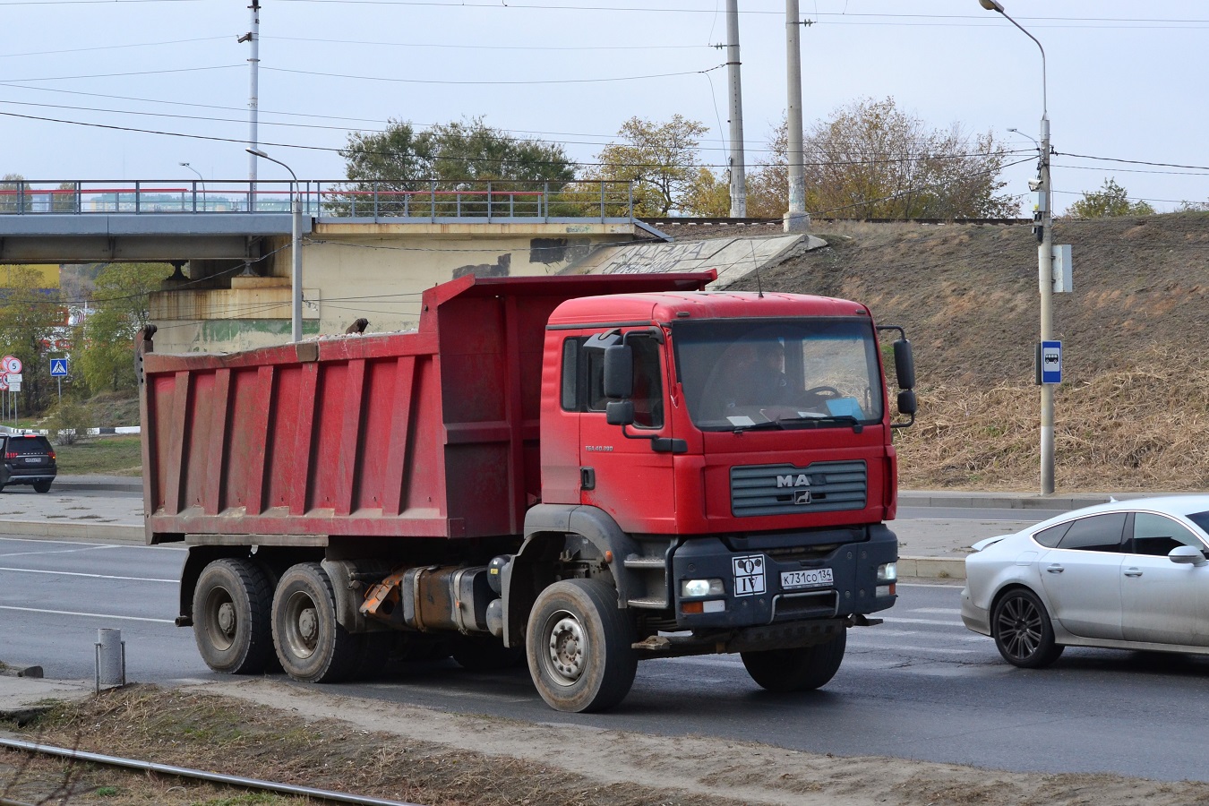 Волгоградская область, № К 731 СО 134 — MAN TGA 40.390