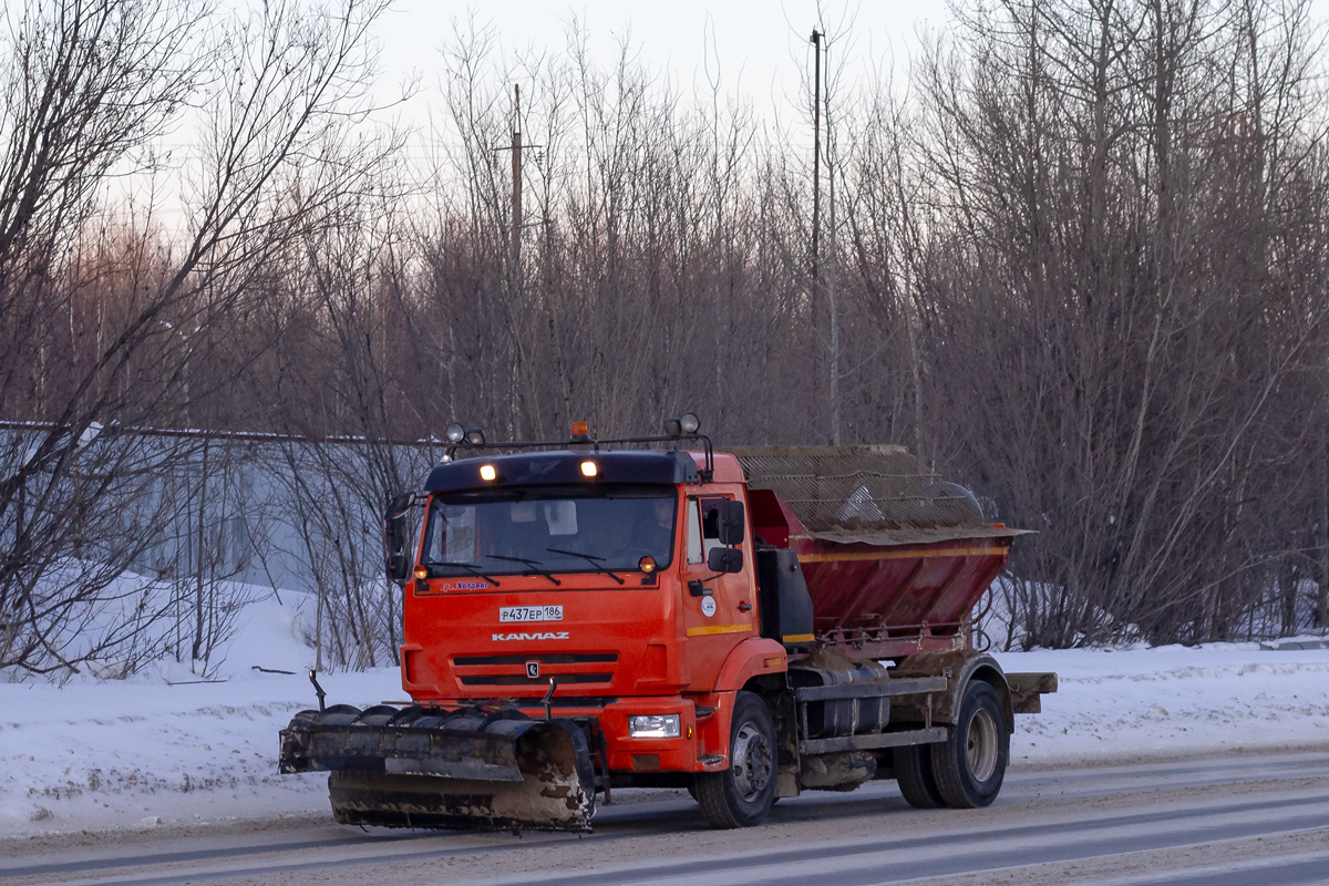 Ханты-Мансийский автоном.округ, № Р 437 ЕР 186 — КамАЗ-43253 (общая модель)