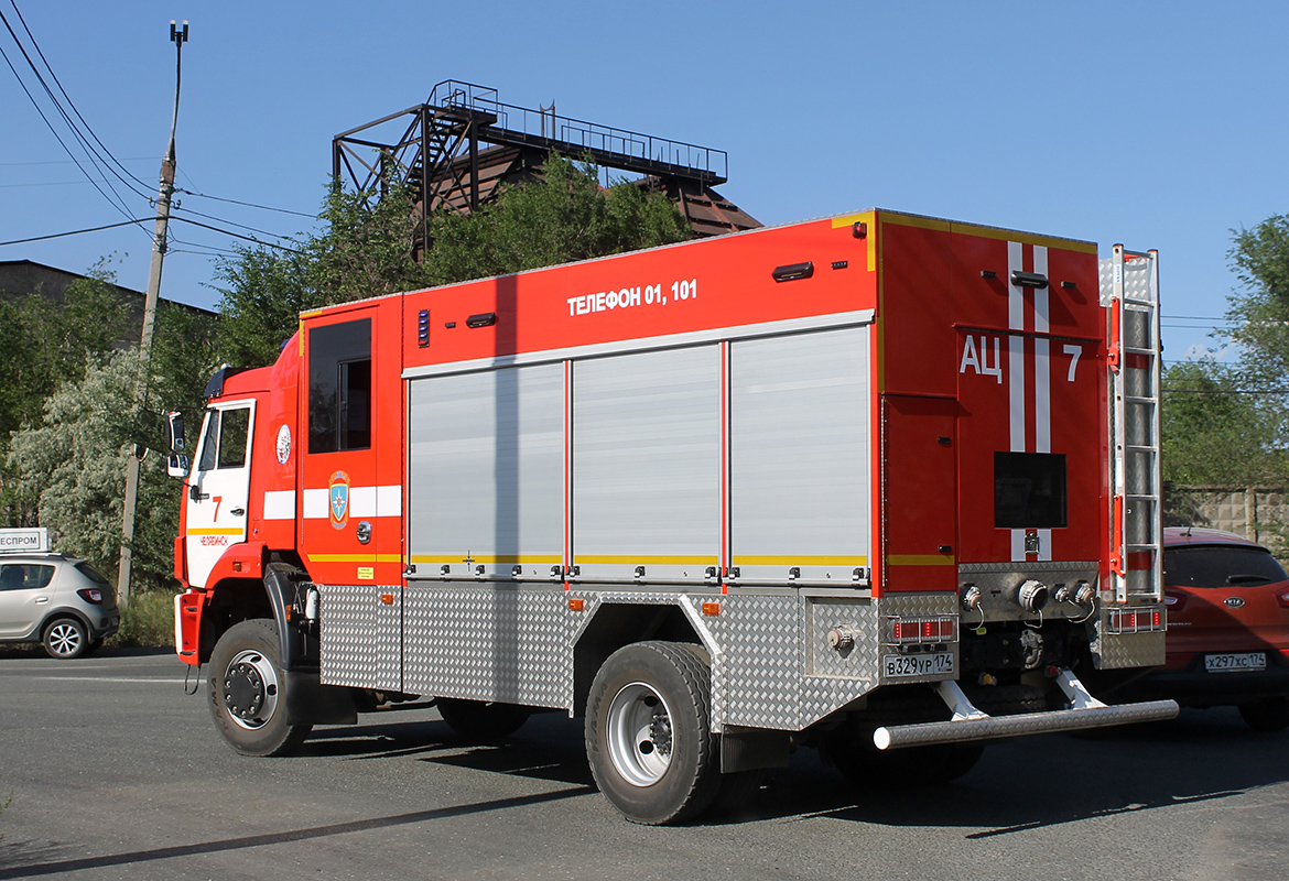 Челябинская область, № В 329 УР 174 — КамАЗ-43265-D5(66)