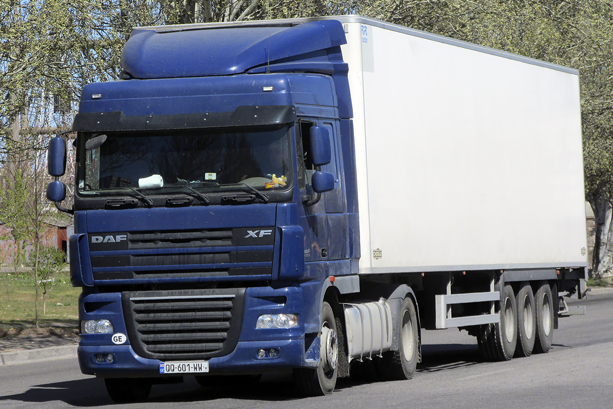 Грузия, № QQ-601-WW — DAF XF105 FT