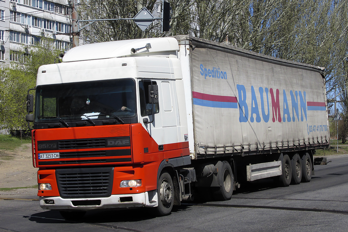 Ивано-Франковская область, № АТ 3253 СК — DAF 95XF FT