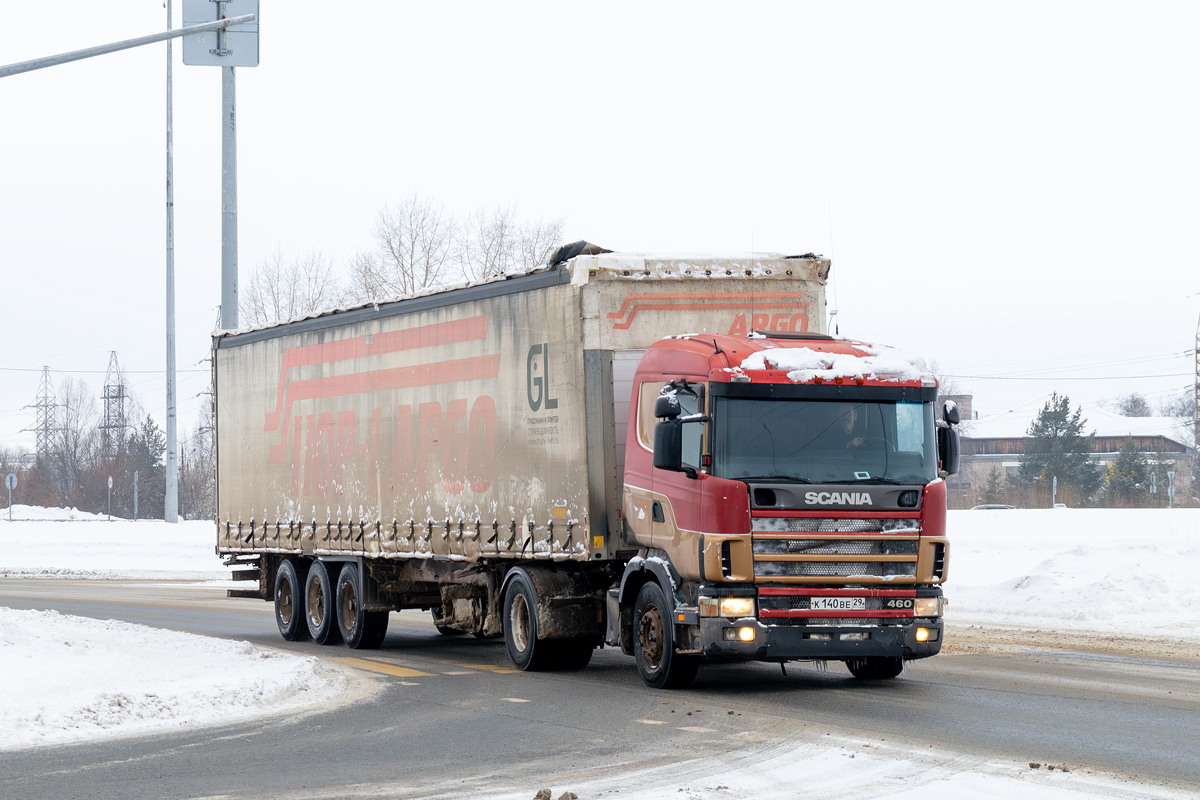 Архангельская область, № К 140 ВЕ 29 — Scania ('1996) R144L