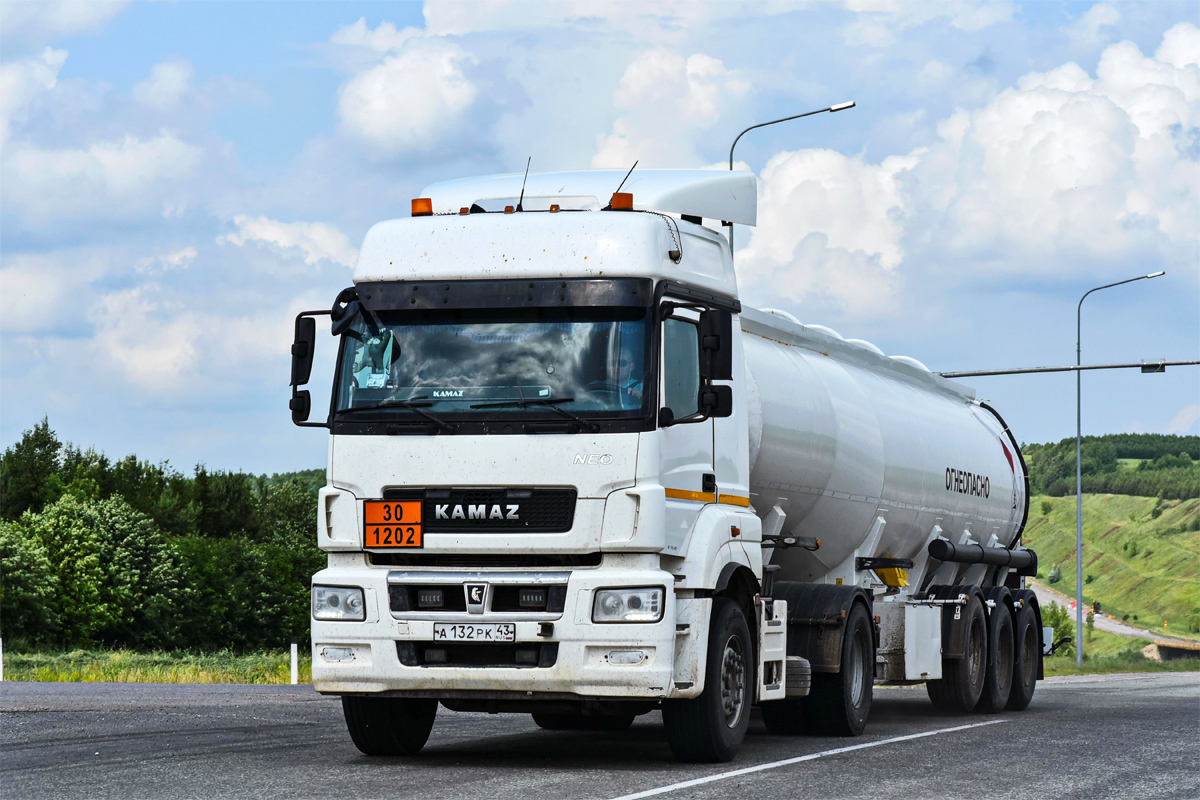 Кировская область, № А 132 РК 43 — КамАЗ-5490-S5(87)