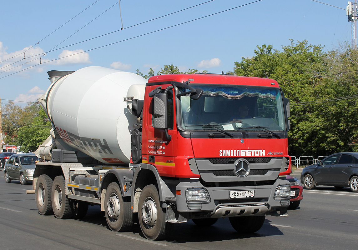 Челябинская область, № Р 857 ХР 174 — Mercedes-Benz Actros '09 4141 [Z9M]