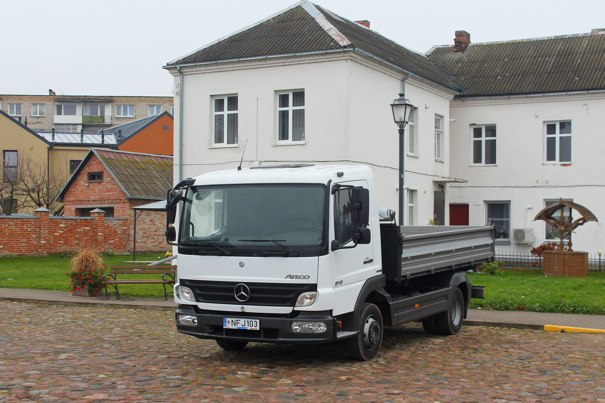 Литва, № NFJ 103 — Mercedes-Benz Atego 816