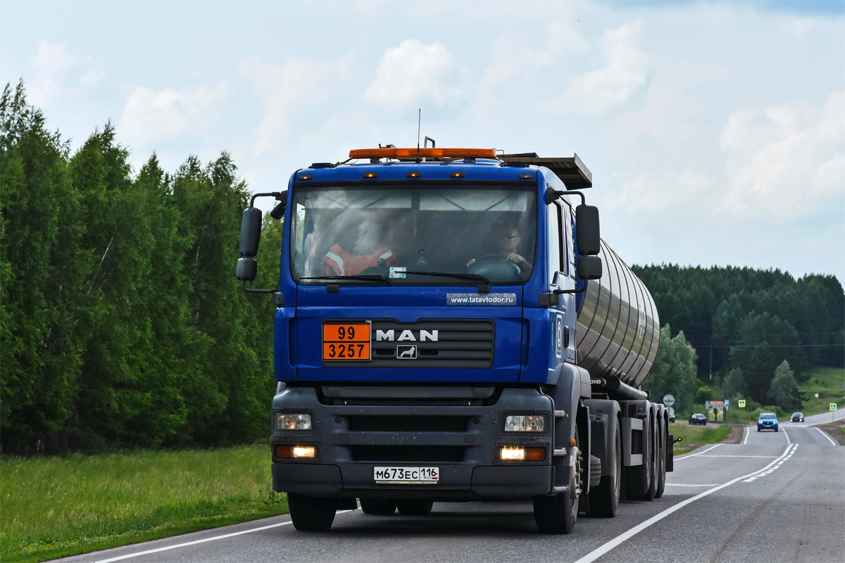 Татарстан, № М 673 ЕС 116 — MAN TGA 19.390